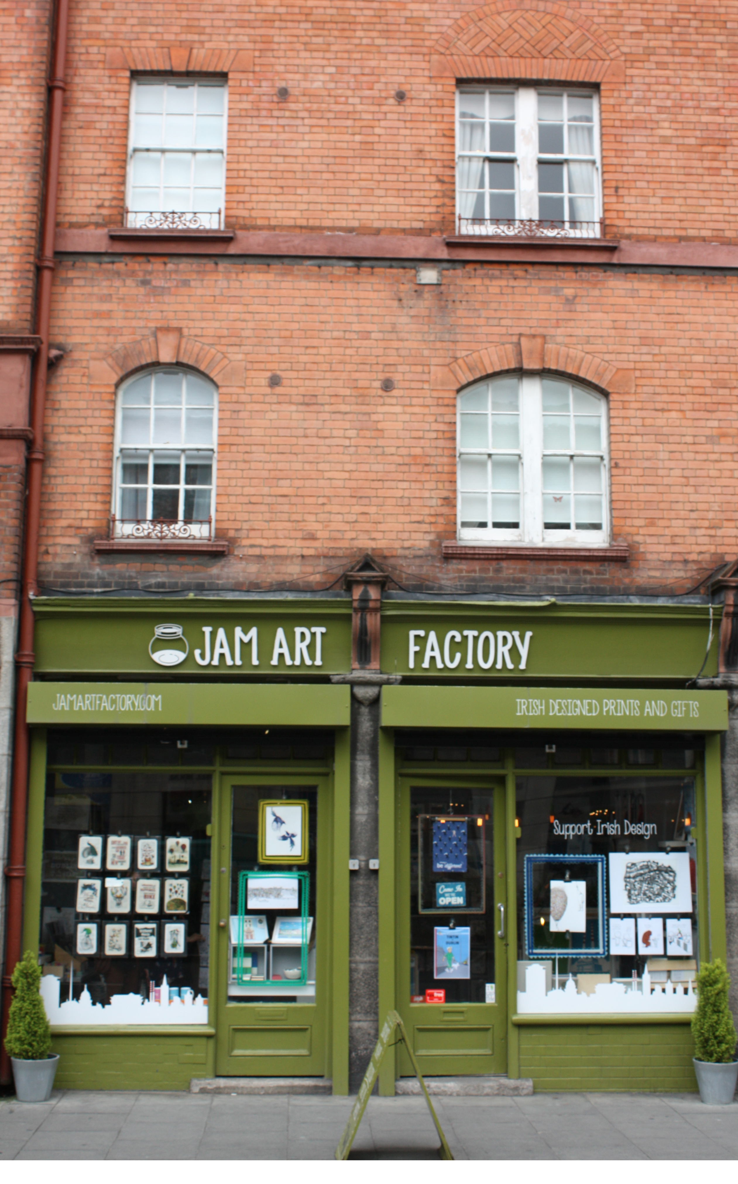 Jam Art Factory shop dublin exterior